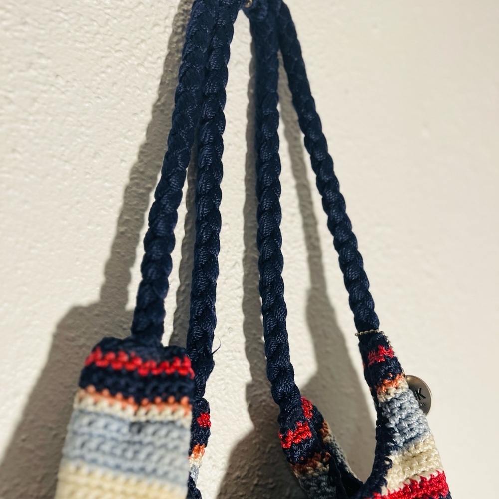 The Sak Original Crochet Mariner Striped Americana Shoulder Bag - Picture 5 of 8